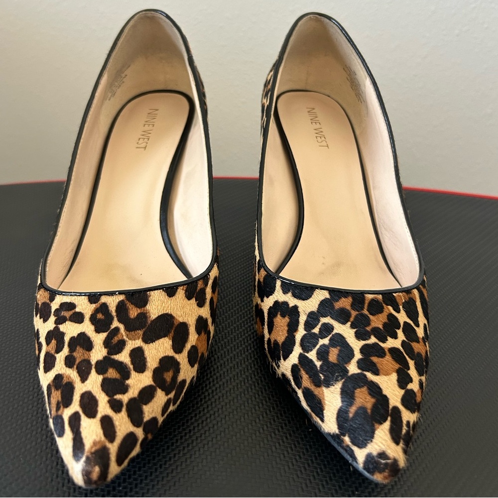 Nine West Leopard Print Heels